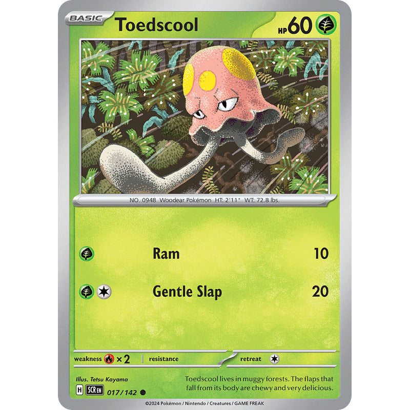 Pokémon Tcg: Stellar Crown - 017/142 - Toedscool [reverse]