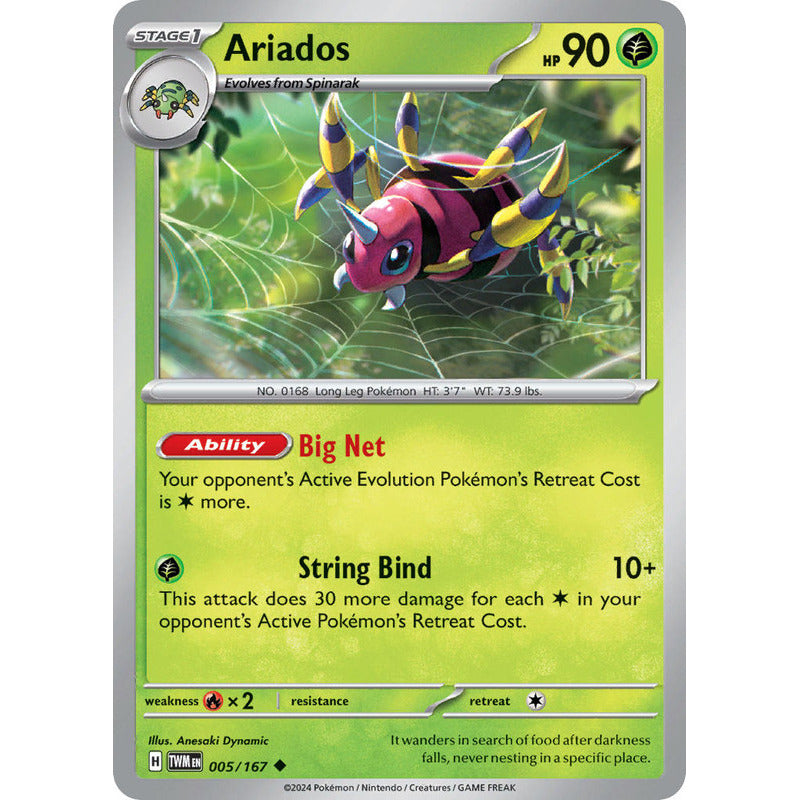 Pokémon Tcg: Twilight Masq - 005/167 - Ariados