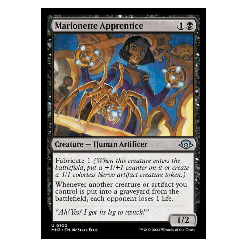 Mtg: Mh3 - 100 - Marionette Apprentice [foil]