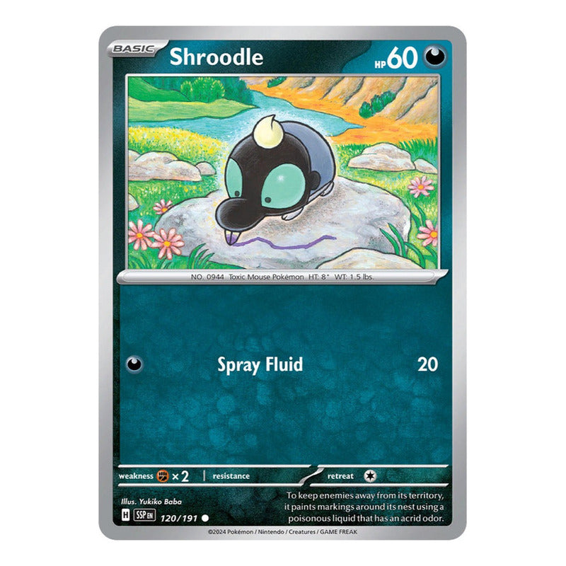 Pokémon Tcg: Surging Sparks - 120/191 - Shroodle