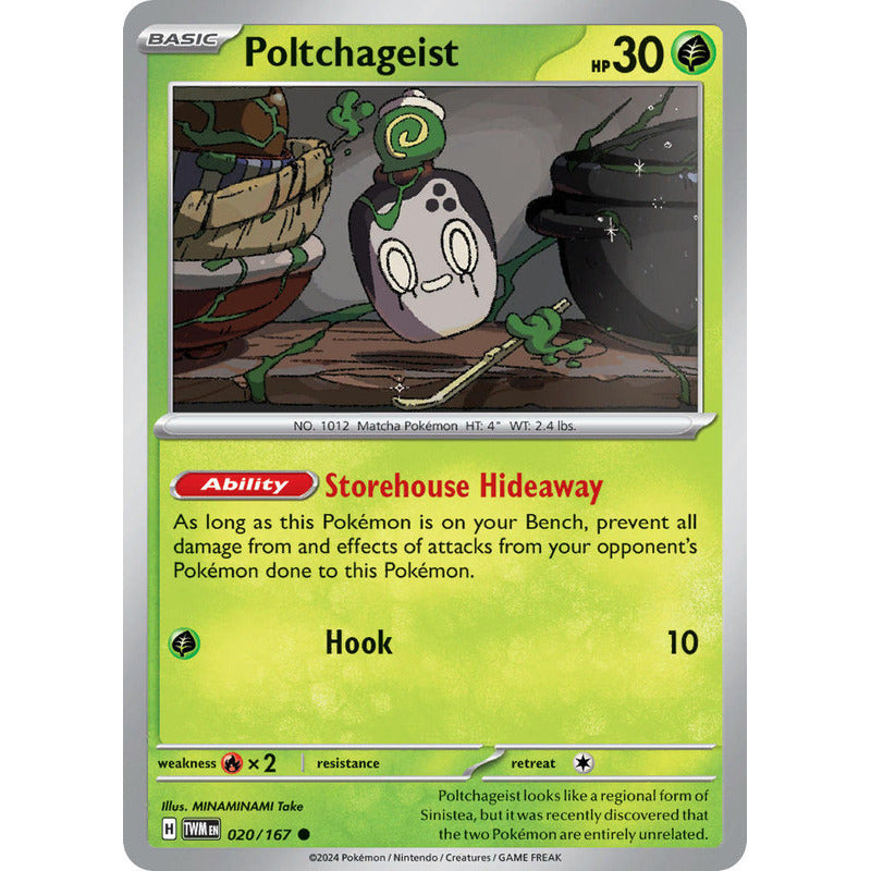 Pokémon Tcg: Twilight Masq - 020/167 - Poltchageist