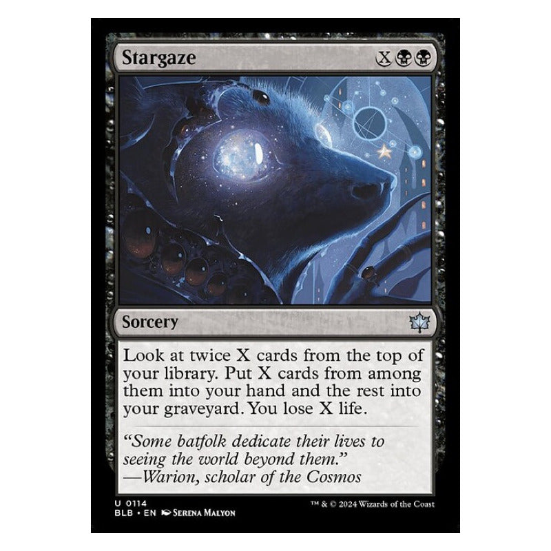 Mtg: Bloomburrow - 114 - Stargaze [foil]