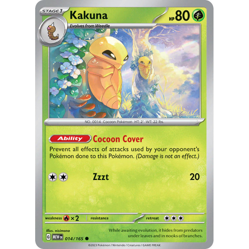 Pokémon Tcg: 151 - 014/165 - Kakuna