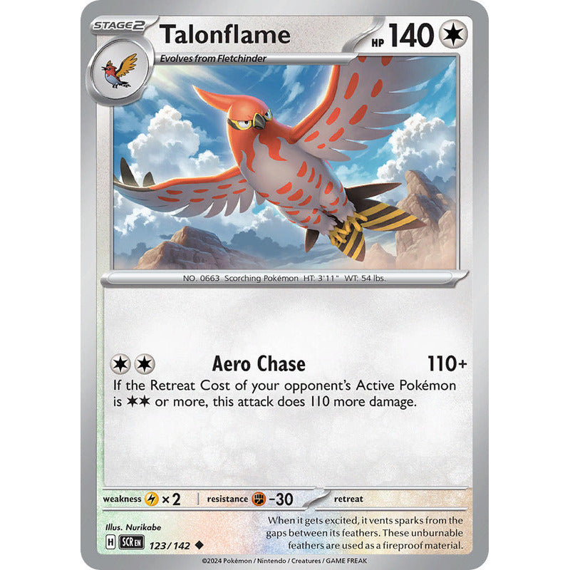 Pokémon Tcg: Stellar Crown - 123/142 - Talonflame