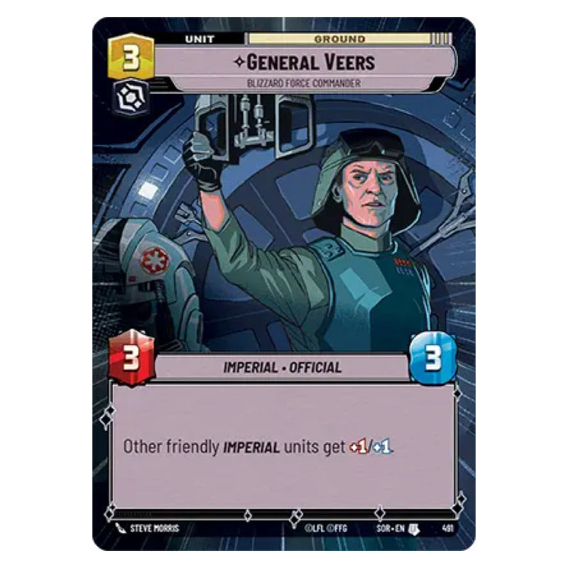 Star Wars Tcg: Sor - 491 - General Veers [hyperspace]