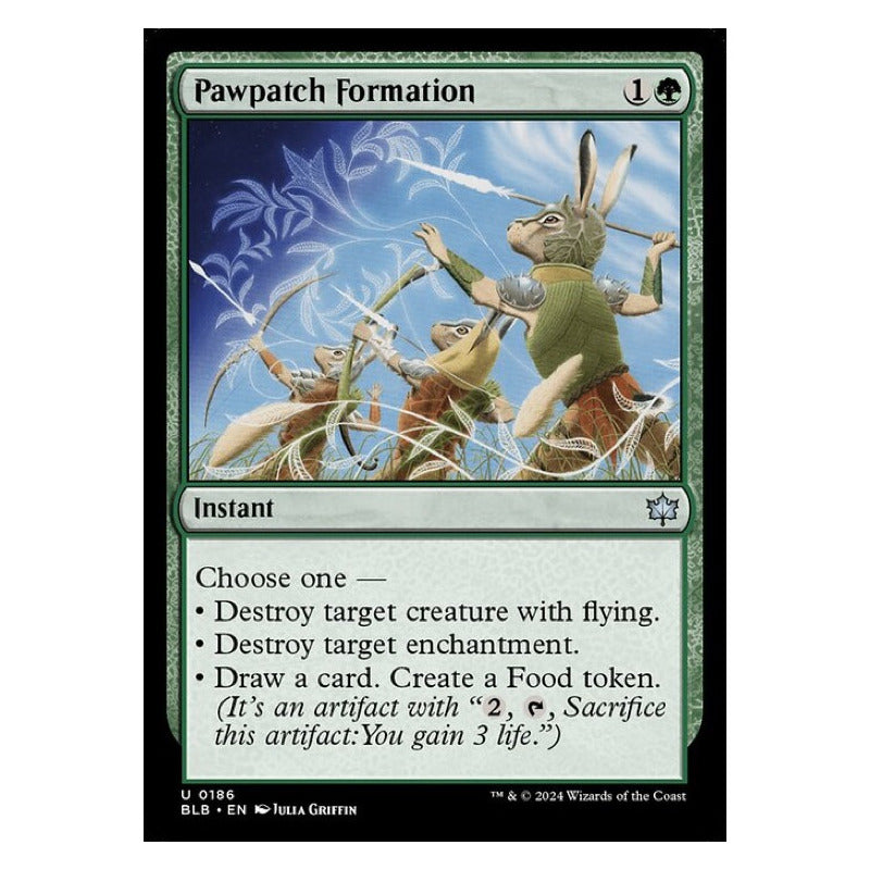 Mtg: Bloomburrow - 186 - Pawpatch Formation [foil]