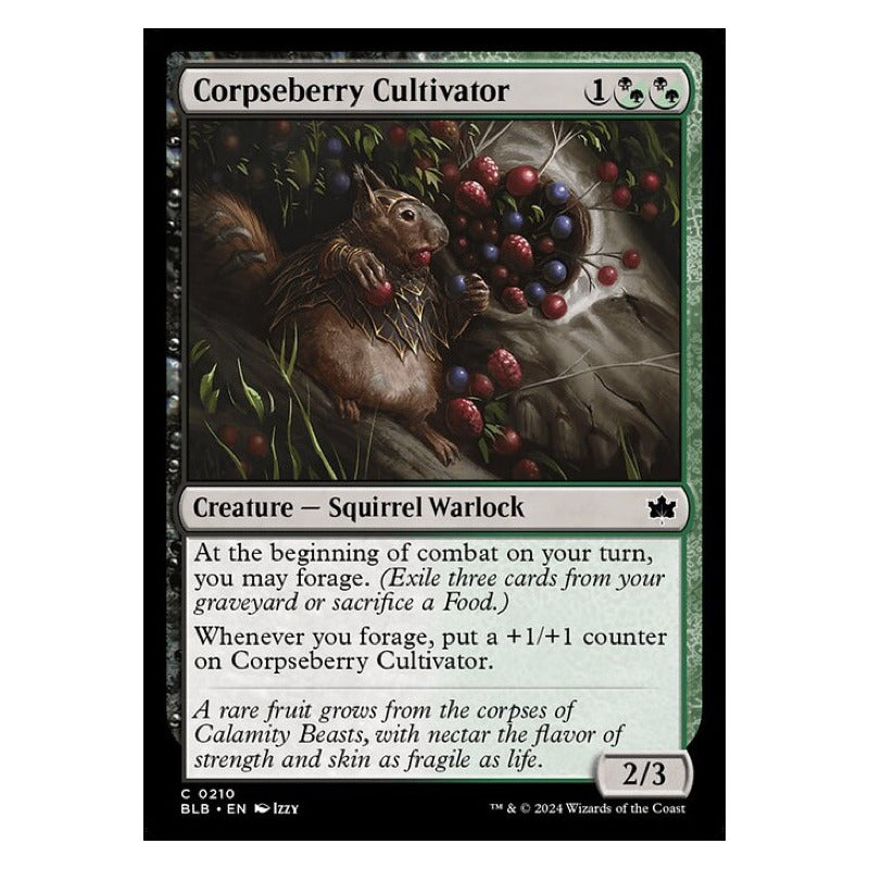 Mtg: Bloomburrow - 210 - Corpseberry Cultivator [foil]