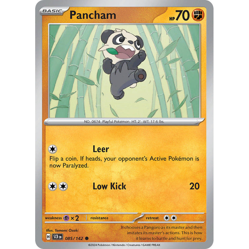 Pokémon Tcg: Stellar Crown - 085/142 - Pancham