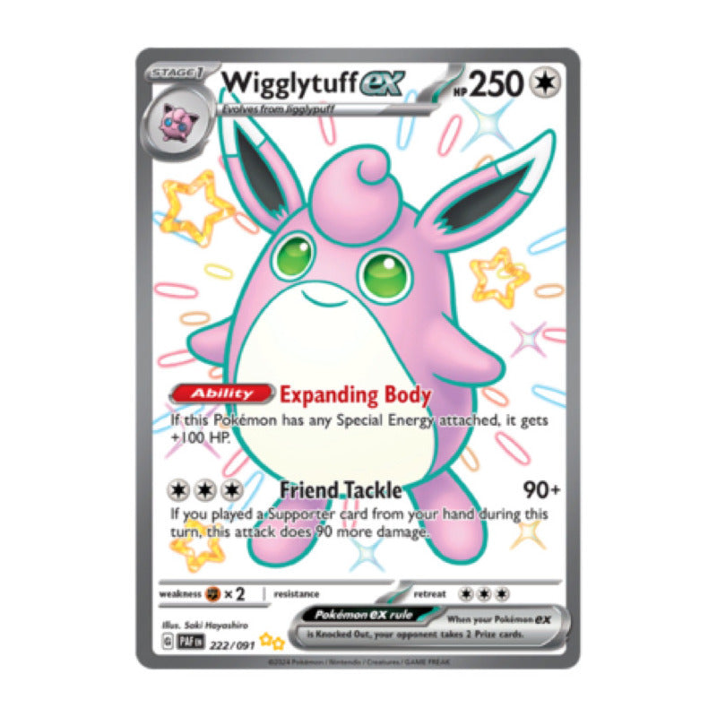 Paldean Fates - 222/091 - Wigglytuff Ex (shiny)