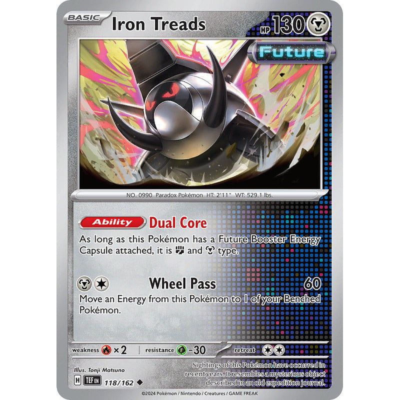 Temporal Forces - 118/162 - Iron Treads (reverse)