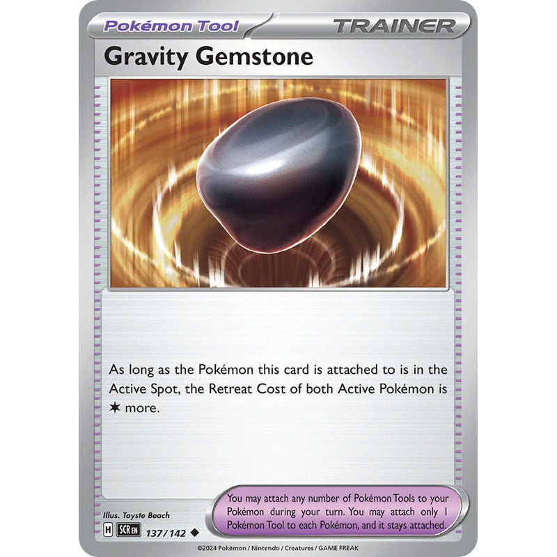 Pokémon Tcg: Stellar Crown - 137/142 - Gravity Gemstone