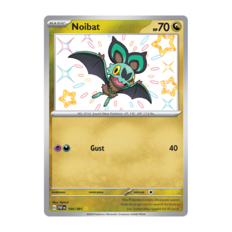 Paldean Fates - 194/091 - Noibat (shiny)