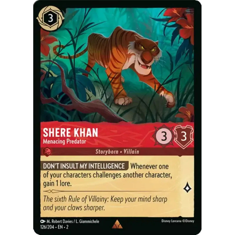 Lorcana: Rotf - 126/216 - Shere Khan - Menacing Predator