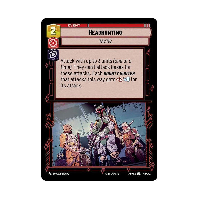 Star Wars Tcg: Sotg - 145/262 - Headhunting [foil]