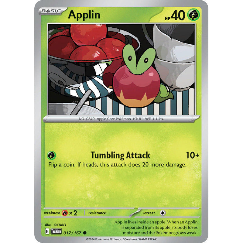 Pokémon Tcg: Twilight Masq - 017/167 - Applin