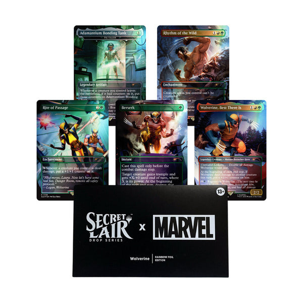 MTG Secret Lair Marvel Wolverine Foil版 ① Mtg: Secret Lair Marvel - Wolverine [foil]