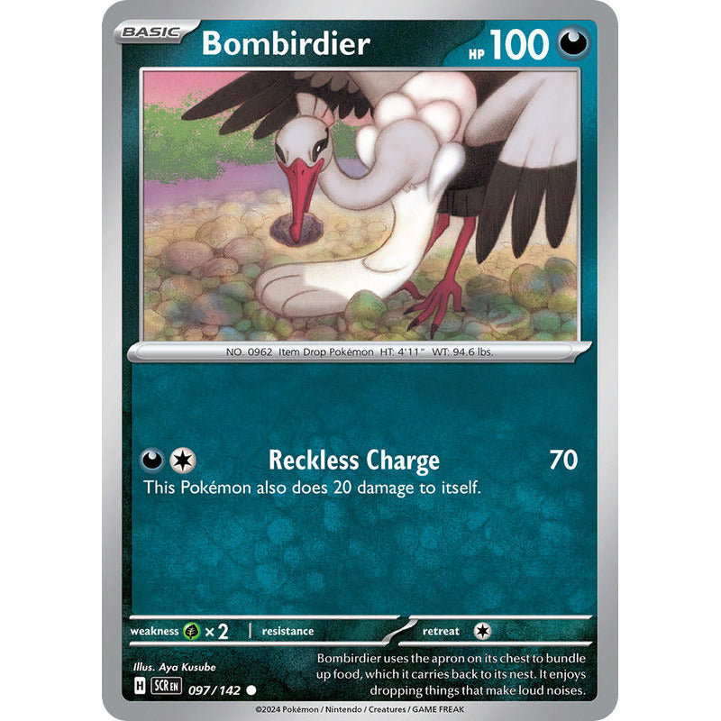 Pokémon Tcg: Stellar Crown - 097/142 - Bombirdier [reverse]