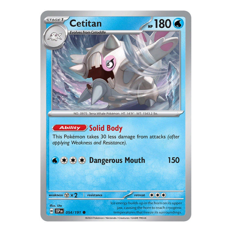 Pokémon Tcg: Surging Sparks - 054/191 - Cetitan