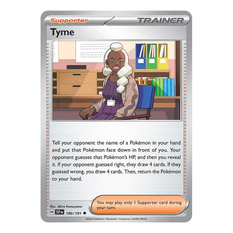 Pokémon Tcg: Surging Sparks - 190/191 - Tyme