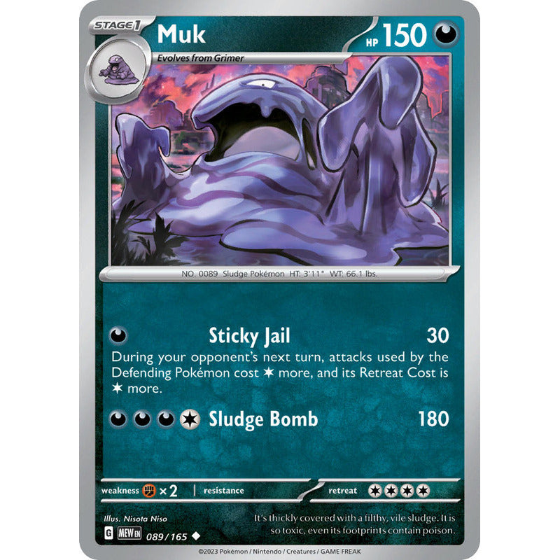 Pokémon Tcg: 151 - 089/165 - Muk