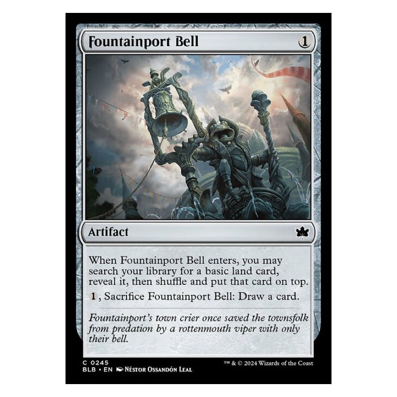 Mtg: Bloomburrow - 245 - Fountainport Bell [foil]