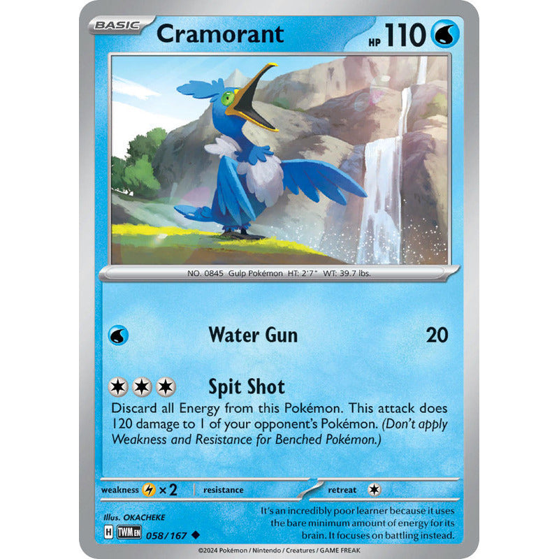 Pokémon Tcg: Twilight Masq - 058/167 - Cramorant