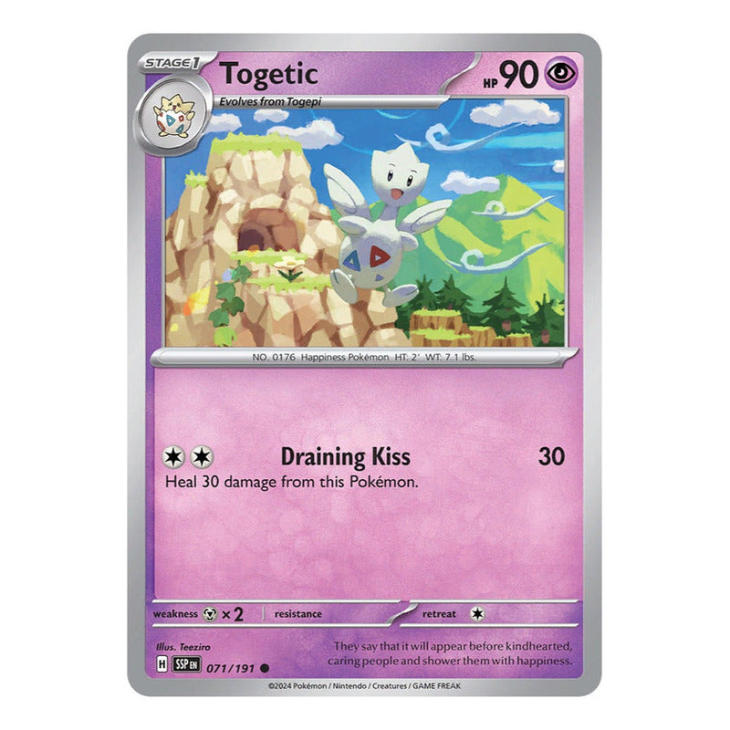 Pokémon Tcg: Surging Sparks - 071/191 - Togetic [reverse]