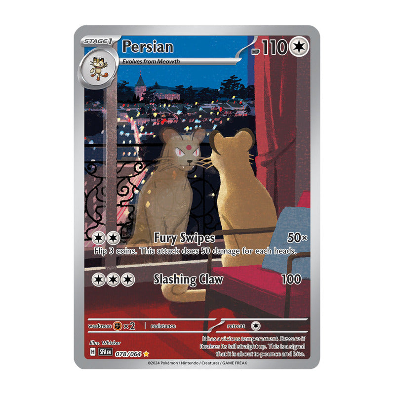 Pokémon Tcg: Shrouded Fab - 078/064 - Persian