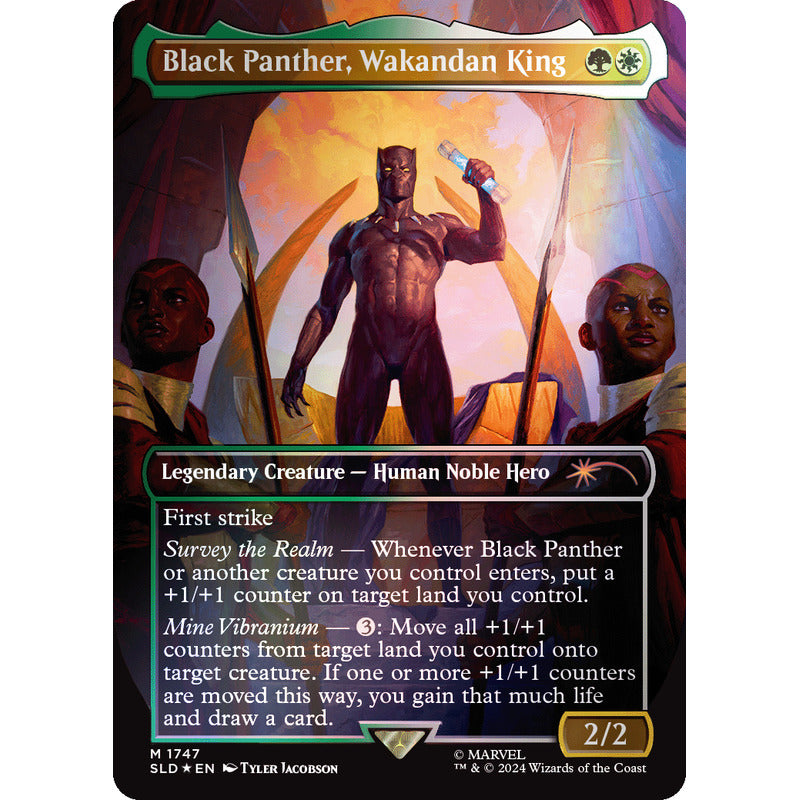 Mtg: Secret Lair Marvel - Black Panther [normal]