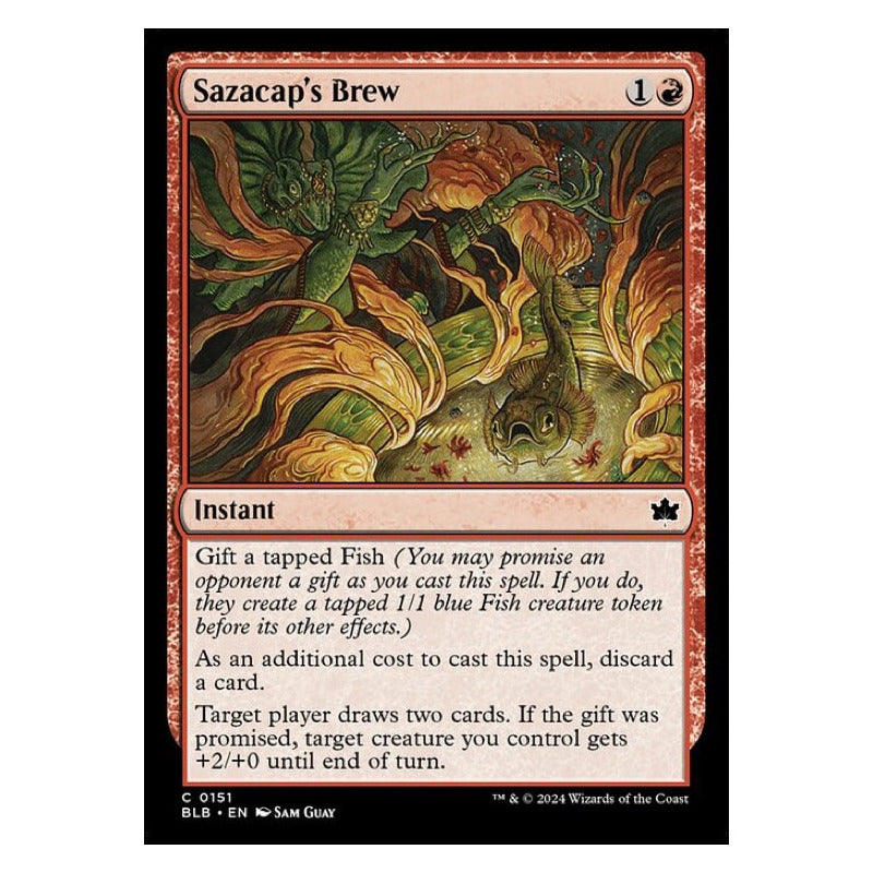 Mtg: Bloomburrow - 151 - Sazacap's Brew [foil]