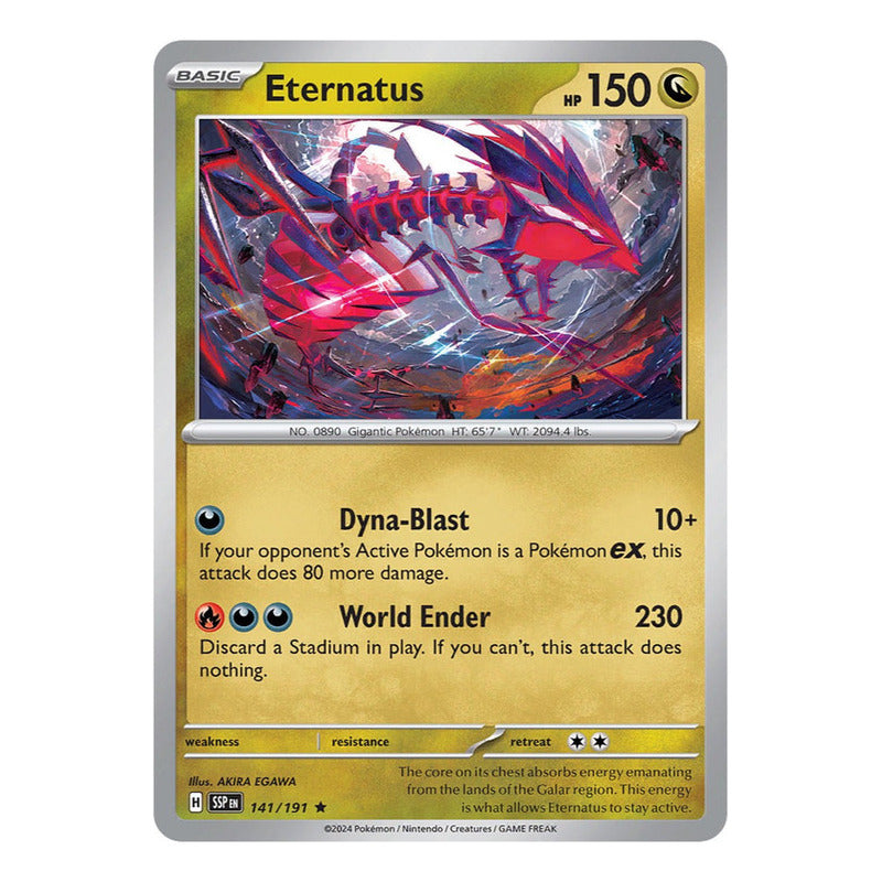 Pokémon Tcg: Surging Sparks - 141/191 - Eternatus (holo)