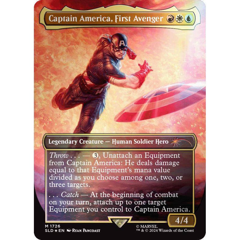 Mtg: Secret Lair Marvel - Captain America [foil]