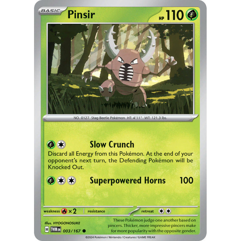 Pokémon Tcg: Twilight Masq - 003/167 - Pinsir