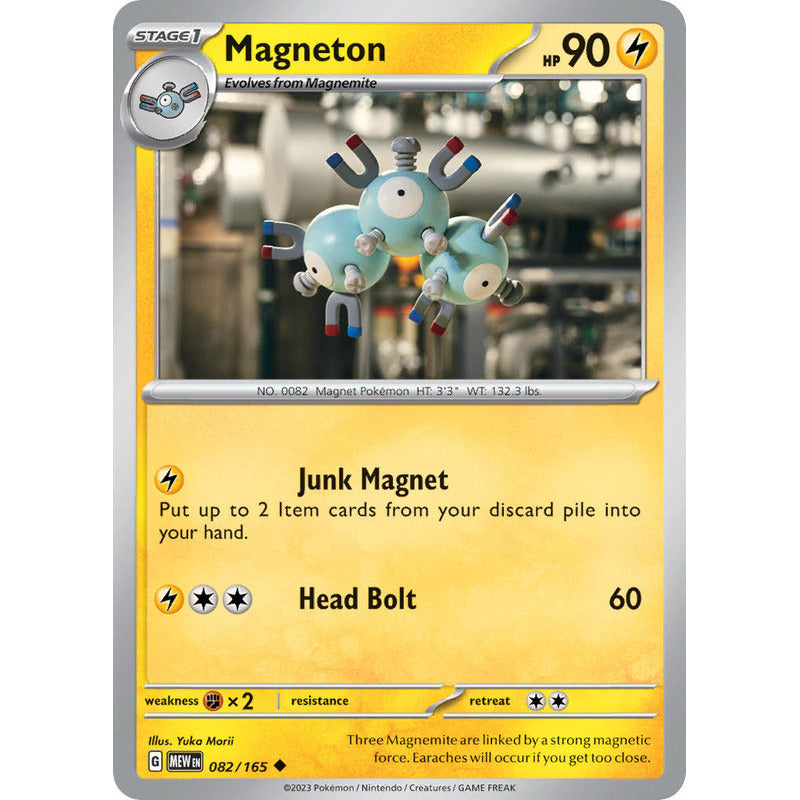 Pokémon Tcg: 151 - 082/165 - Magneton [reverse]