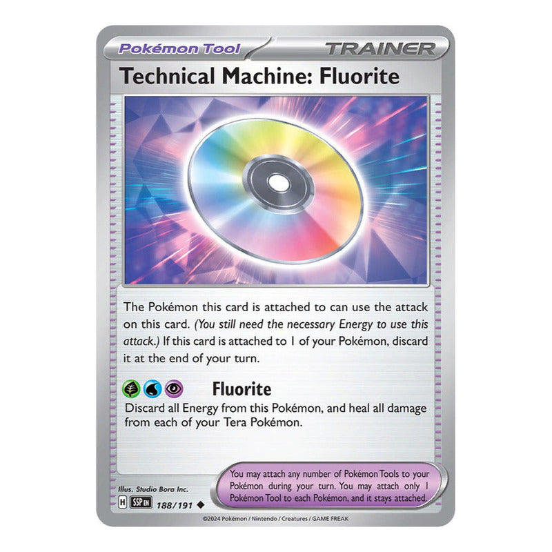 Pokémon Tcg: Surging Sparks - 188/191 - Technical Machine: F