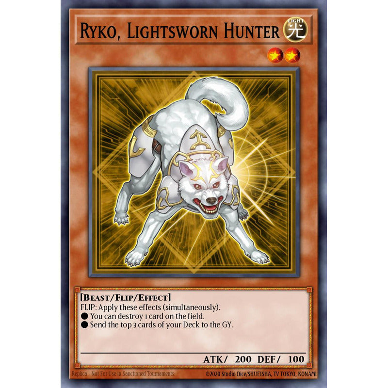 Yugioh: Rarity 2 - Ra02-en003 Ryko, Lightsworn Hunt [secret]