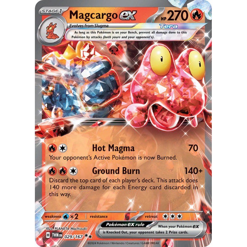 Pokémon Tcg: Twilight Masq - 029/167 - Magcargo Ex