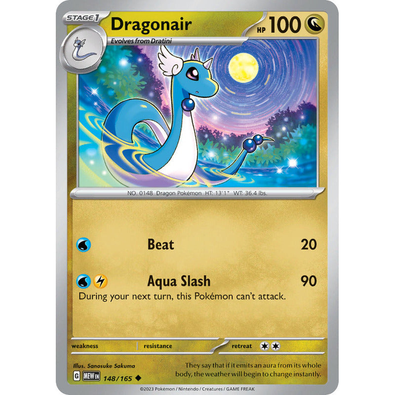 Pokémon Tcg: 151 - 148/165 - Dragonair