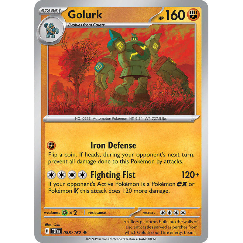 Temporal Forces - 088/162 - Golurk (reverse)