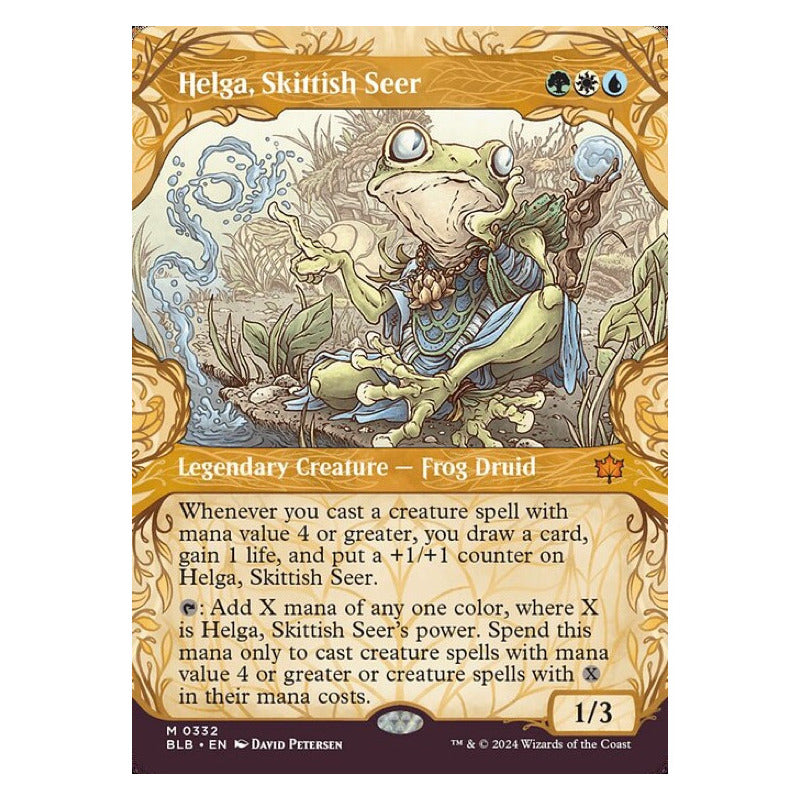 Mtg: Bloomburrow - 332 - Helga, Skittish Seer