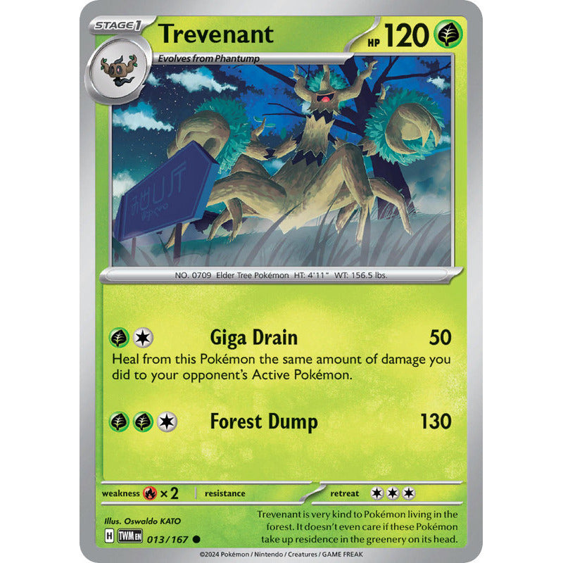 Pokémon Tcg: Twilight Masq - 013/167 - Trevenant