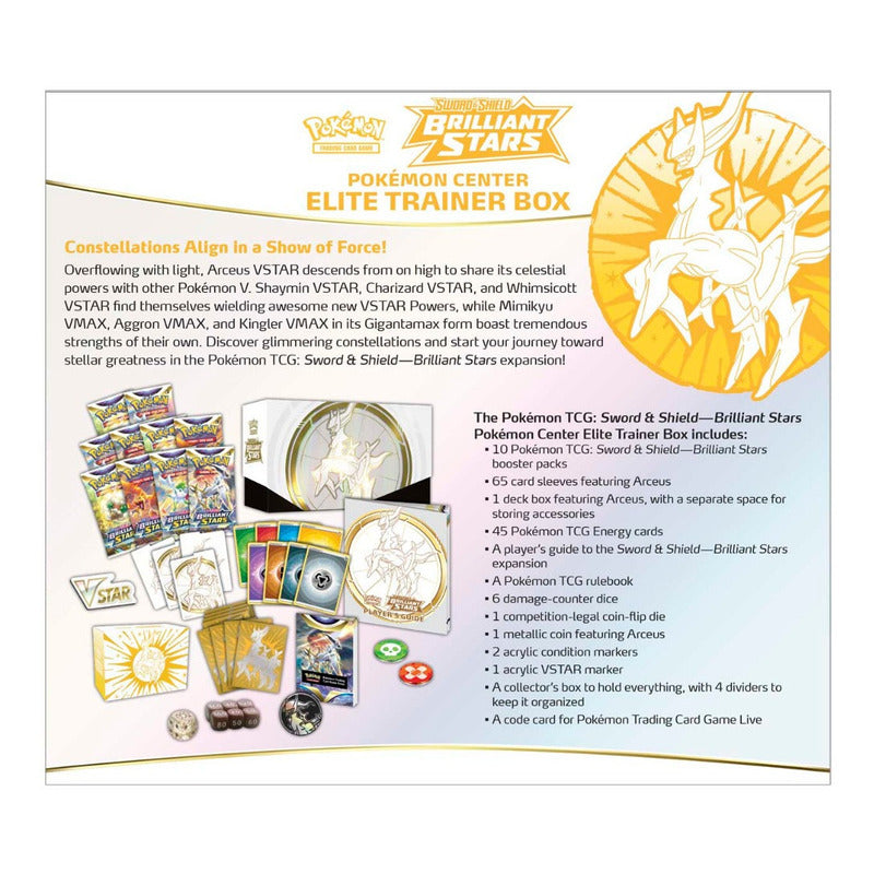 Pokemon Center - Tcg Elite Trainer Box Etb - Brilliant Star