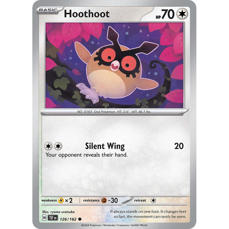 Temporal Forces - 126/162 - Hoothoot (reverse)