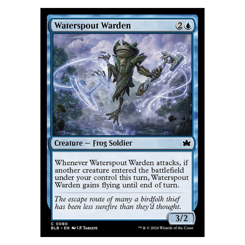 Mtg: Bloomburrow - 080 - Waterspout Warden [foil]