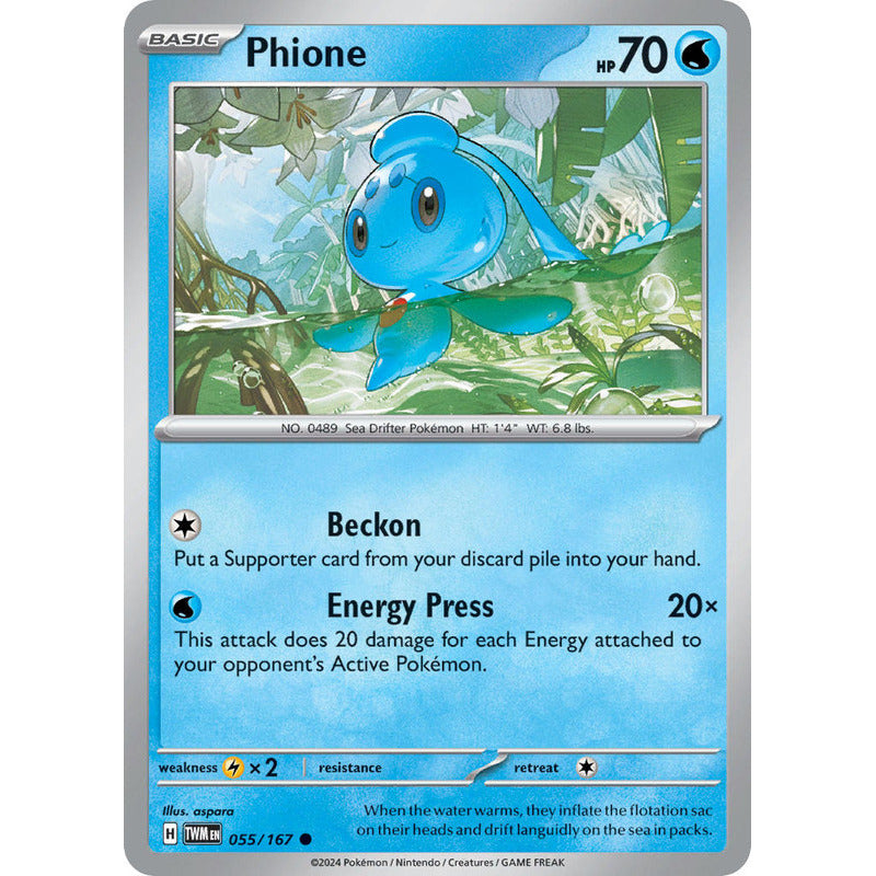 Pokémon Tcg: Twilight Masq - 055/167 - Phione [reverse]