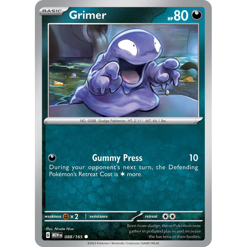 Pokémon Tcg: 151 - 088/165 - Grimer [reverse]