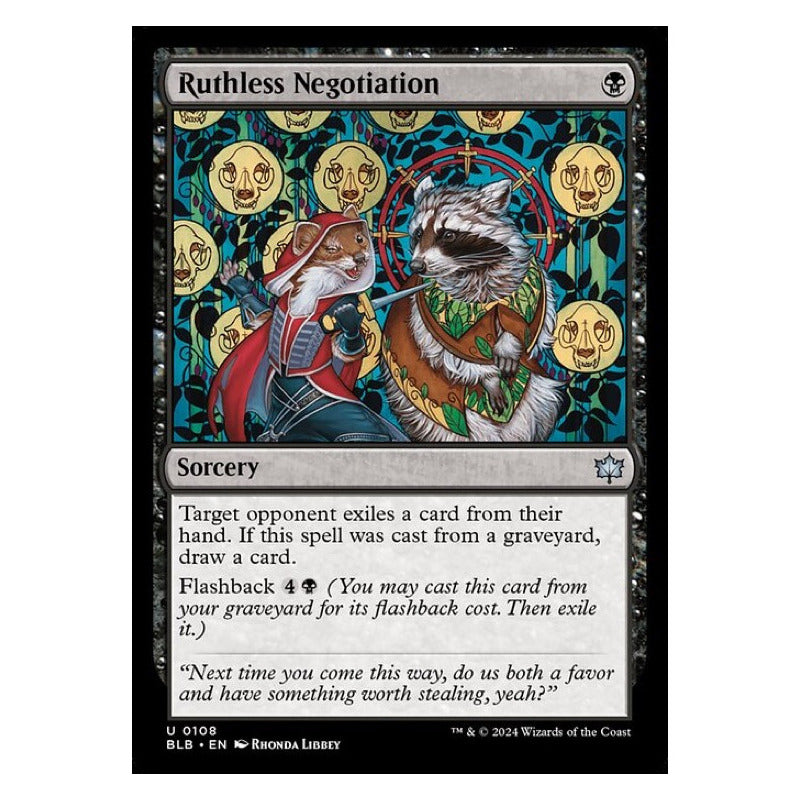 Mtg: Bloomburrow - 108 - Ruthless Negotiation [foil]