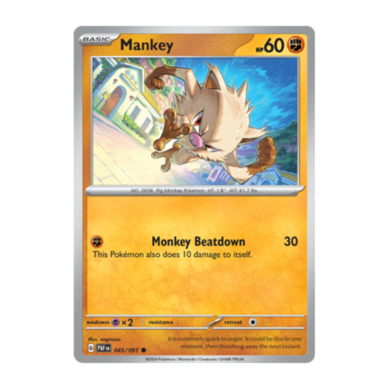 Paldean Fates - 045/091 - Mankey