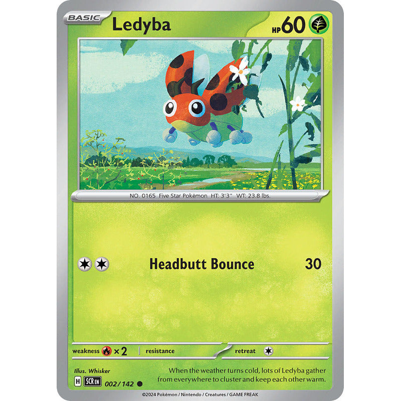 Pokémon Tcg: Stellar Crown - 002/142 - Ledyba