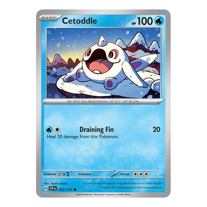 Pokémon Tcg: Surging Sparks - 053/191 - Cetoddle [reverse]